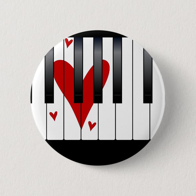 Love Piano Button (Front)