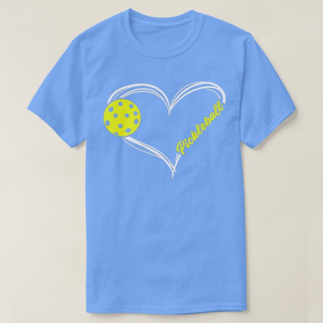 Love Pickleball cute pickleball match T-Shirt (Design Front)