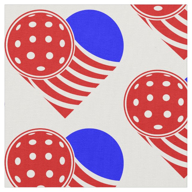 love pickleball heart fabric (Close Up)