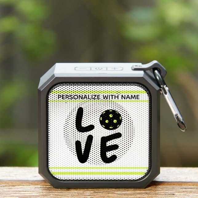 Love Pickleball Personalize  Bluetooth Speaker (Insitu(Outdoor))