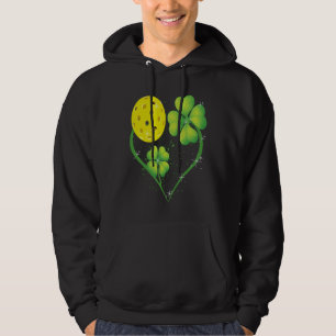 Love Pickleball Shamrock C Saint Patrick's Day Men Hoodie