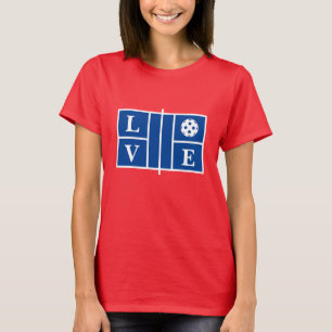 LOVE Pickleball sports t shirt for women