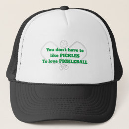 Love pickleball trucker hat