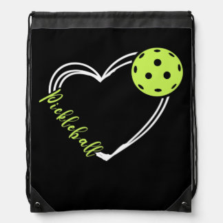 Love Pickleball Women Drawstring Bag