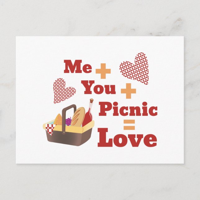 Love Picnic Postcard (Front)