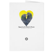 Love Pigeons Card (Back)