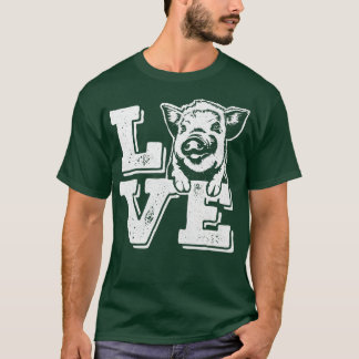 Love Pigs - I Love My Pig Mom and Dad Premium T-Shirt