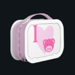 Love Pigs Lunch Box<br><div class="desc">What a cute lunchbox for anyone who loves pigs or has a pet pig!</div>