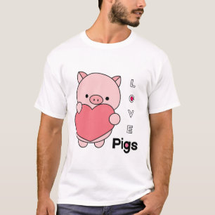 Love Pigs national pig day designs T-Shirt