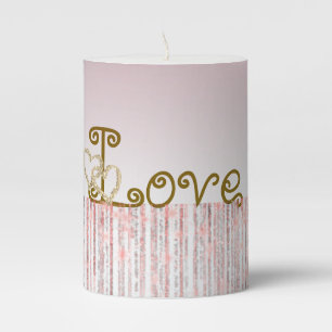 Love Pillar Candle