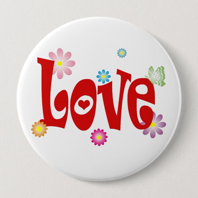 Love Pinback Button (Front)