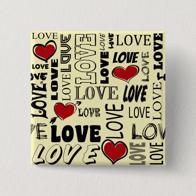 Love Pinback Button (Front)