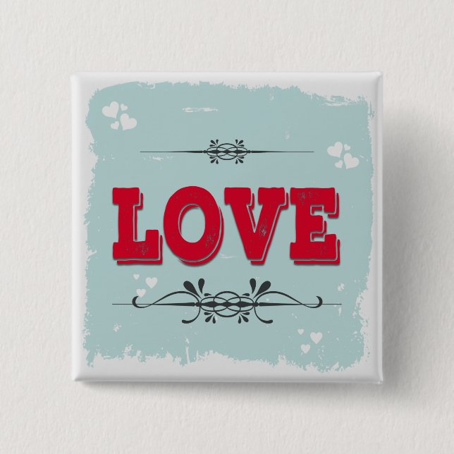 Love Pinback Button (Front)