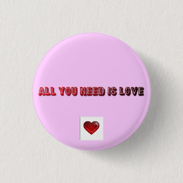 Love Pinback Button (Front)