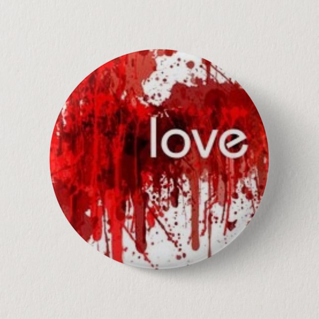 love pinback button (Front)