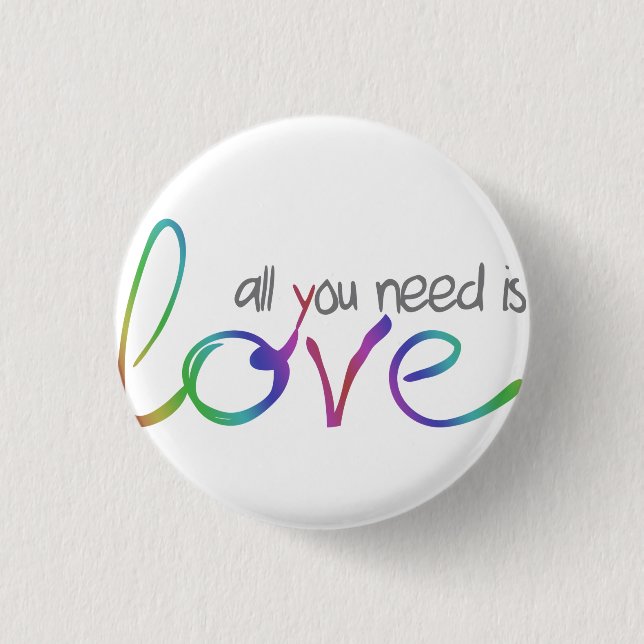 Love Pinback Button (Front)