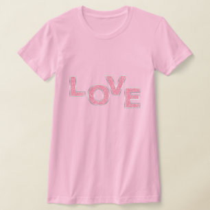Love Pink Glitter T-Shirt