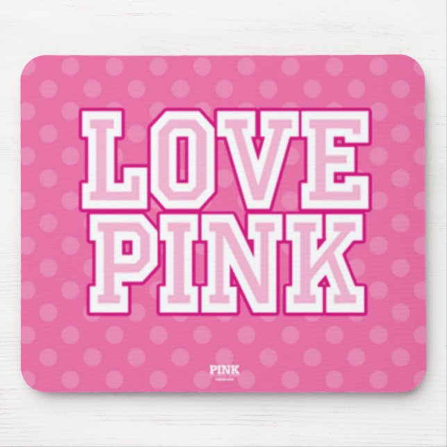 Love Pink Mousepad (Front)