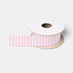 Love Pink & White Stripes Celebration Party Ribbon