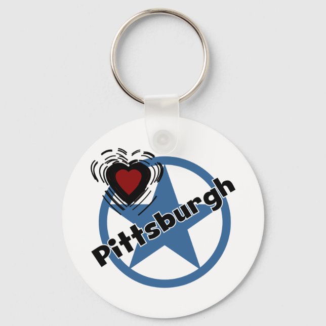 Love Pittsburgh Keychain (Front)