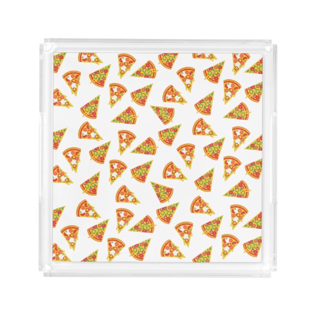 Love Pizza   Acrylic Tray (Front)