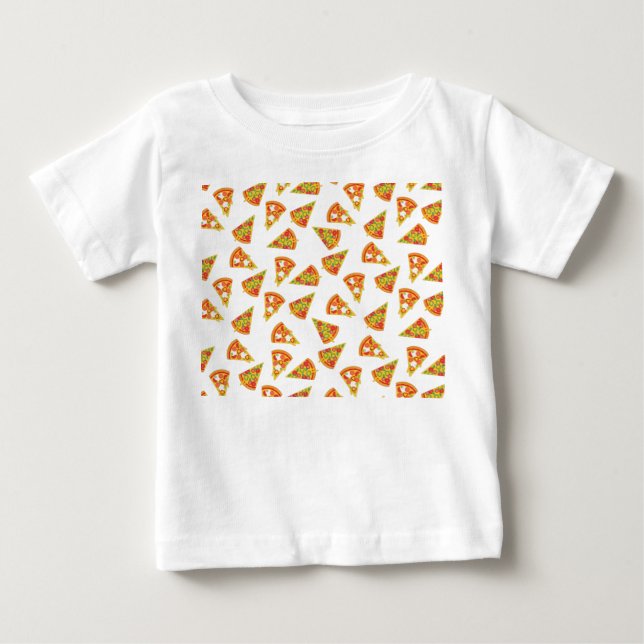 Love Pizza  Baby T-Shirt (Front)
