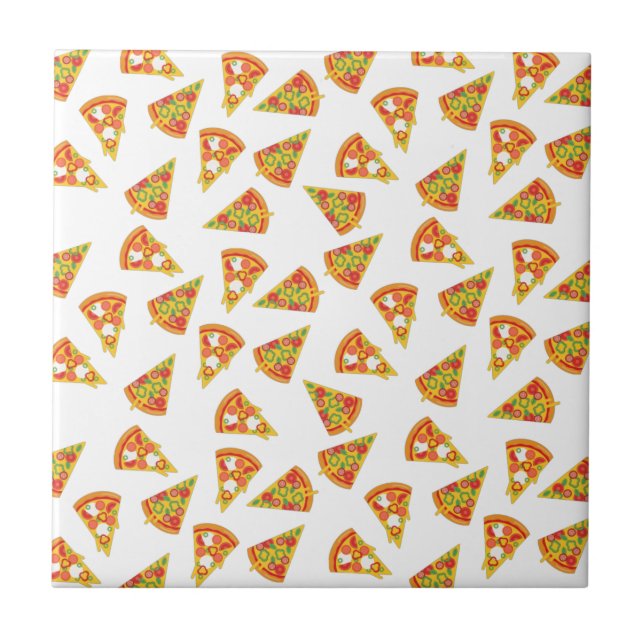 Love Pizza Ceramic Tile (Front)