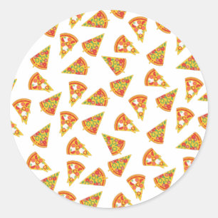 Love Pizza Classic Round Sticker