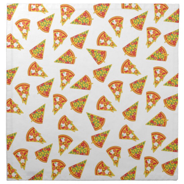 Love Pizza  Cloth Napkin (Front)