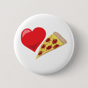Love Pizza!  Customizable: Button
