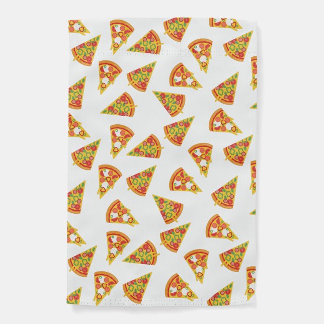 Love Pizza   Garden Flag (Front)