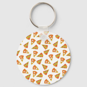 Love Pizza Keychain
