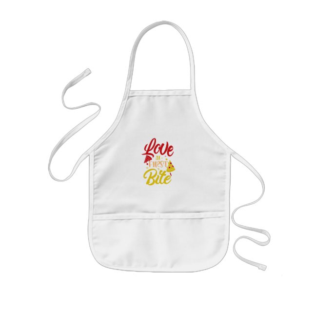 Love Pizza Kids' Apron (Front)