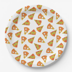 Love Pizza   Paper Plates