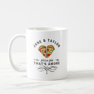 Love Pizza Personalized Coffee Mug