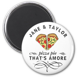 Love Pizza Personalized Magnet