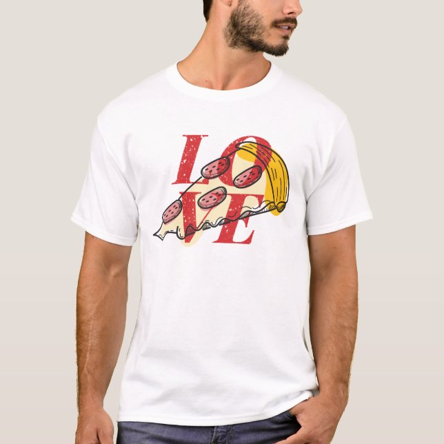 Love Pizza T-Shirt (Front)