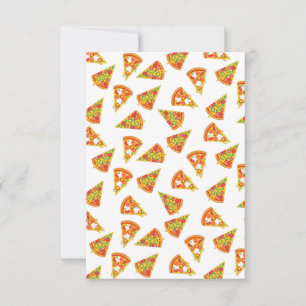 Love Pizza   Thank You Card