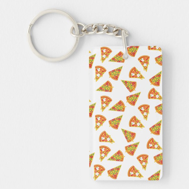 Love Pizza  Throw Pillow Keychain (Front)