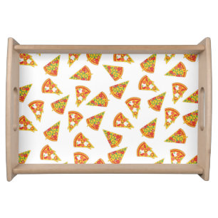 Love Pizza  Throw Pillow Serving Tray