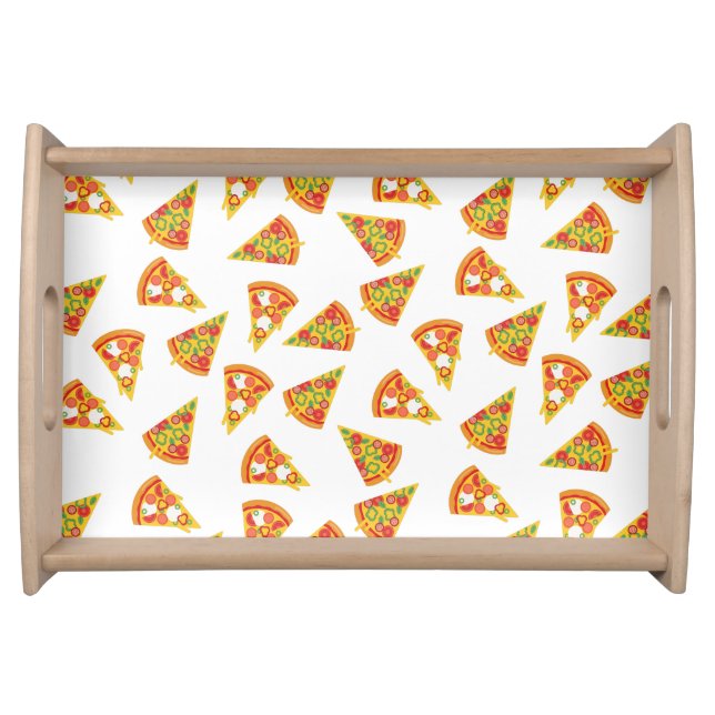 Love Pizza  Throw Pillow Serving Tray (Front)