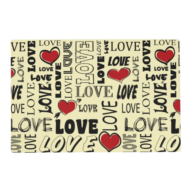 Love Placemat (Back)