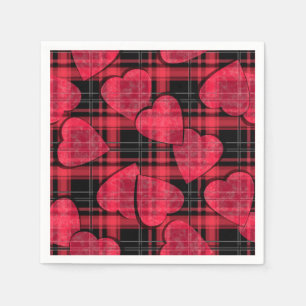 Love plaid napkins