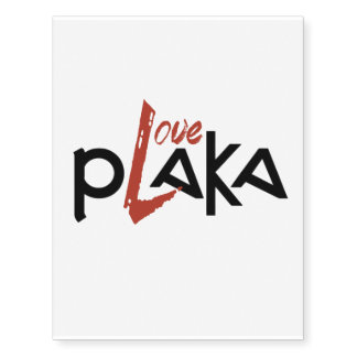 Love Plaka Temporary Tattoos