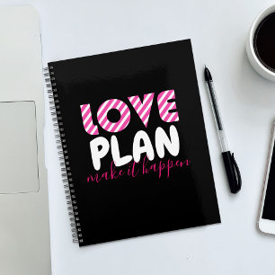 Love Plan Make It Happen Motivational Quote Planner