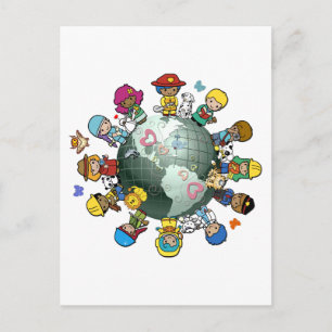Love Planet Earth: Unite for Peace Postcard