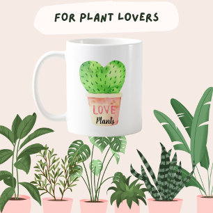 Love Plants Watercolor Coffee Mug