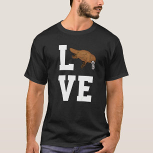 Love Platypus Outfit Animal  Platypuses T-Shirt