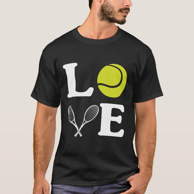Love Play Tennis T-Shirt (Front)