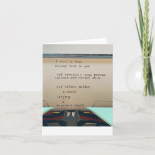 love poem card